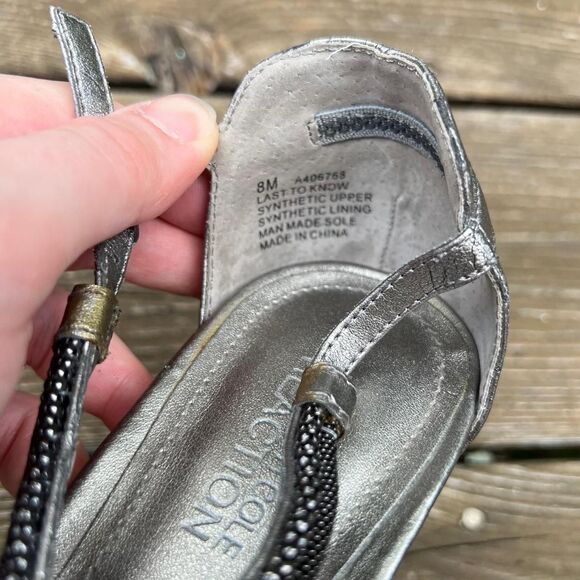 Kenneth Cole Silver Heels - Picture 6 of 8